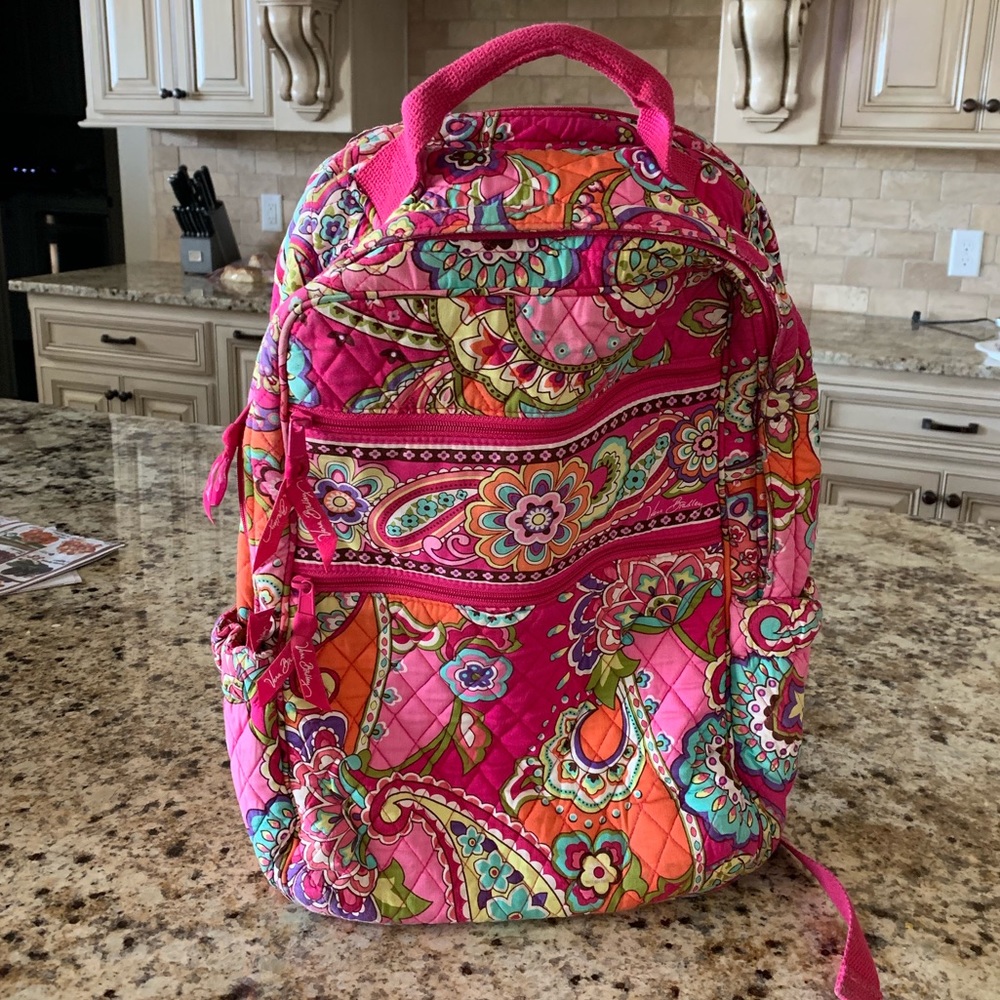Vera Bradley Pink Swirls Backpack